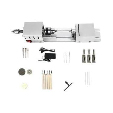 Imagem de Torno Elétrico Compacto Para Lixar Madeira, Polir Joias, Ferramentas R