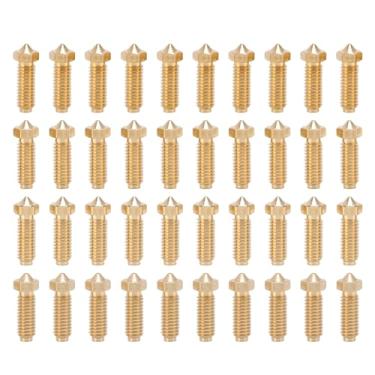 Imagem de Fafeicy Conjunto de Bico de Impressora 3D Kit de Bico de Latão de 40 Unidades para Kobra 3 S1 Combo Pro Com Bicos de 0,2 0,4 0,6 0,8 Mm de Alta Temperatura 320 ℃ Peças de Reposição