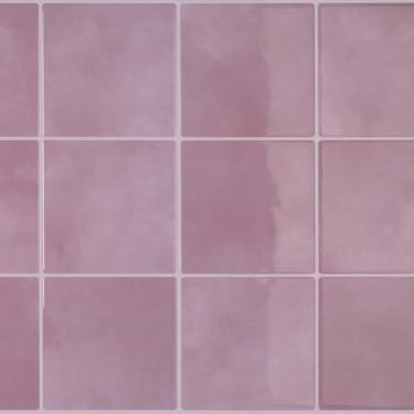 Imagem de CRE8TIVE 16 folhas para descascar e colar azulejos backsplash, 30,5 x 30,5 cm para cozinha, adesivos impermeáveis para banheiro, lavanderia, paredes de chuveiro (quadrado rosa pastel)