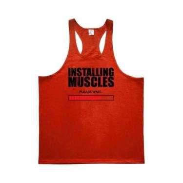 Imagem de Camiseta Sem Mangas De Algodão Respirável Para Homens, Top De Academia