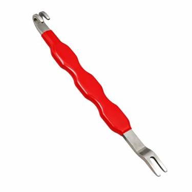 Imagem de Kit de ferramentas de desconexão de conector elétrico, palheta separadora de ângulo duplo e reto + alicate de desconexão de extremidade dupla, para plugues de chicote de fiação de pressão em carros