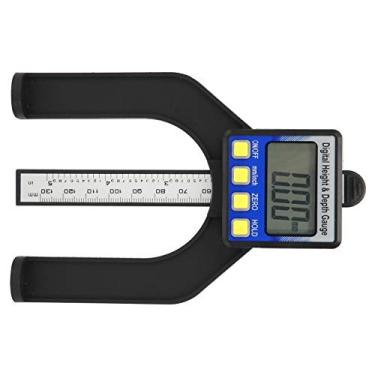 Imagem de Generic Paquímetro Eletrônico de Profundidade, Régua Prática para Carpintaria Com Superfície Magnética para Fácil Medição 0-80 Mm para Entusiastas de DIY Bateria de Botão CR2032