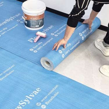Imagem de Rolo temporário de proteção de piso, 99 cm x 65' (aprox. 215 pés quadrados de cobertura), compatível com áreas de alto tráfego, corredores, escadas, mudança, renovação, construção, pintura (AB002)
