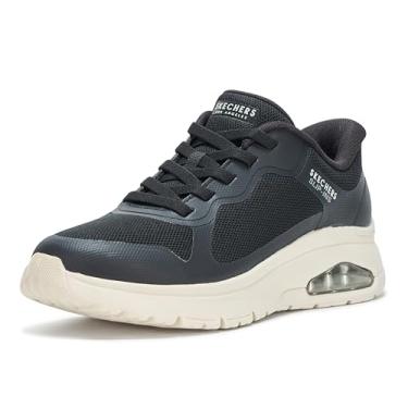 Imagem de Skechers Tênis masculino sem cadarço Uno Flex-Ez Air Hands Free, Preto verdadeiro, 40
