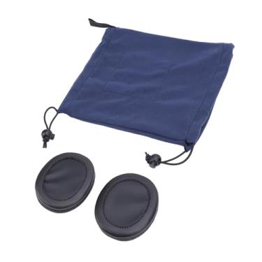 Imagem de KUIDAMOS Protetores de Orelha de Cachorro Azul, Redução de Ruído, Capa de Cabeça de Cachorro, Envoltórios de Orelha para Cães e Gatos, Capuz Calmante de Formato Especial para Fogos de Artifício de (L)