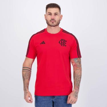 Imagem de Camiseta Adidas Flamengo DNA Vermelha-Masculino