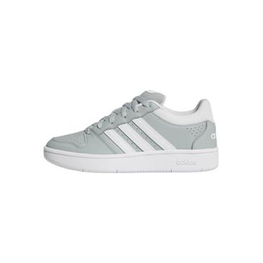 Imagem de adidas Tênis feminino Hoops Classic W, Wonder Sage/Branco/Wonder Sage, 35