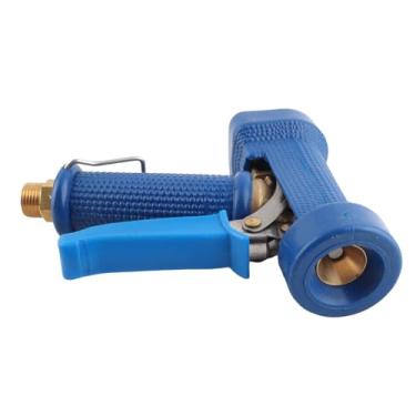 Imagem de Naroote Bico de Spray de Alta Pressão para Cozinha, Pulverizador de água Eficiente para Limpeza de Restaurantes de Hotéis, Rosca Macho G1/2 pol., Cobre + Borracha, Azul, 5,7 X 7,9 pol. (Pistola de