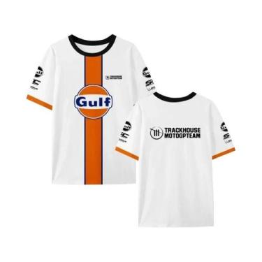 Imagem de Camiseta Masculina De Secagem Rápida Com Estampa 3D De Corrida De Moto