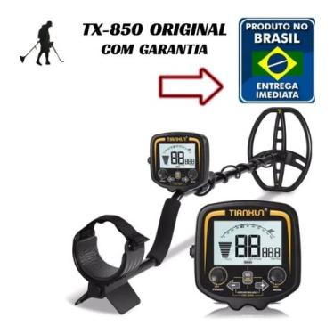 Imagem de Detector de Metal Tx850 Profissional Detector De Metais Ouro Bateria -