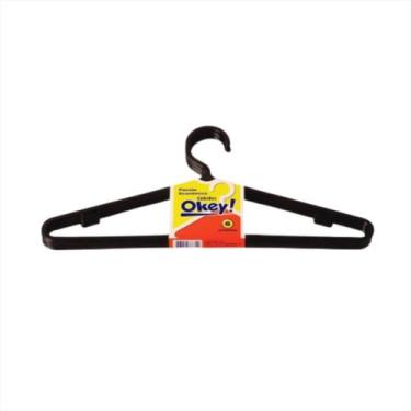 Imagem de Cabide Calça Reforçado Grosso Kit 6un Loja Premium Largo Guarda Roupa 