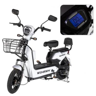 Imagem de Bicicleta Elétrica 500W WeHawk Basket Bateria Removível 48V 12Ah Paine