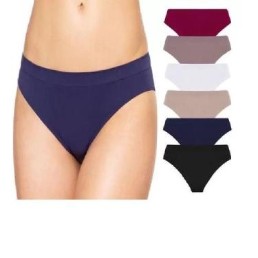 Imagem de Kit 5 calcinhas Lupo modelo biquíni, P, Sortidas