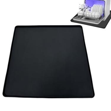 Imagem de Panela de drenagem para -louças, bandeja coletora de silicone para mini geladeiras e máquinas de lavar, tapete multifuncional de derramamento para acessórios de máquina de lavar em casa