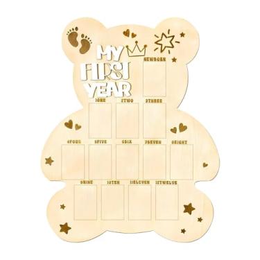 Imagem de de fotos para bebês | Porta-retrato infantil | Moldura de para celebração do primeiro aniversário, de Adoção, Famílias adotivas, viagens, preservação da memória