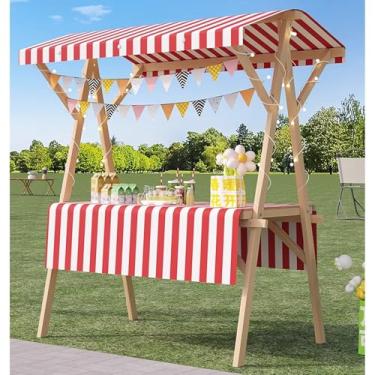 Imagem de Carrinho de venda automática dobrável portátil para cachorros-quentes - barraca de mercado de madeira para rua/mercados de fazendeiros/supermercados, disponível em verde/azul/branco, fornecedor