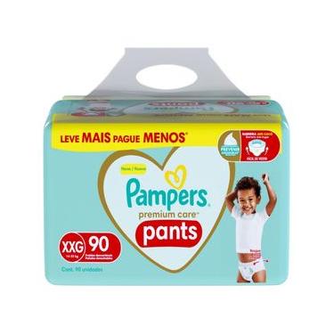Imagem de Fralda Descartável Infantil Pampers Pants Premium Care XXG Pacote 90 Unidades Leve Mais Pague Menos