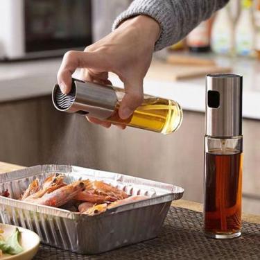 Imagem de Galheteiro Borrifador De Vidro Spray Para Azeite Vinagre Óleo 100ml - 