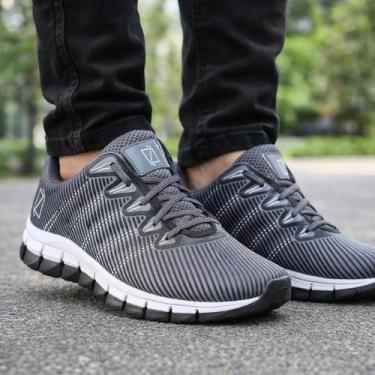 Imagem de Tênis Masculino Moda Fitness Caminhada Leve Barato Promoção - Lorenzzo