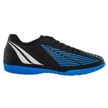 Imagem de Chuteira Penalty Futsal Lider Y-3 Preta/Azul - Juvenil-Unissex