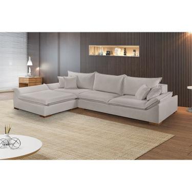 Imagem de Sofá Martins M-201 Boucle De Canto Estofados Martins Boucle Cinza