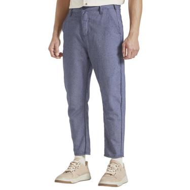 Imagem de Calça Forum Masculina Sarja Alencar Botone Azul Escuro-Masculino
