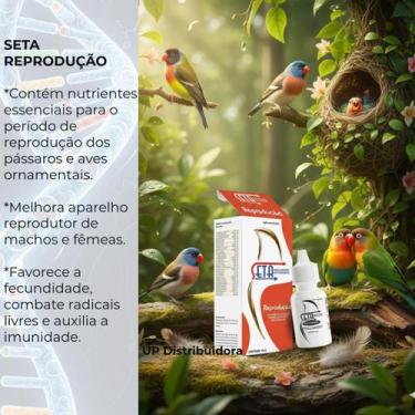 Imagem de Seta Reprodução Suplemento Vitaminico Mineral Aminoacido p/ Passaros, 
