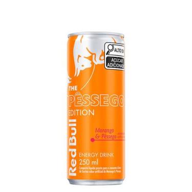 Imagem de Energético Red Bull Morango e Pêssego 250ml 1un