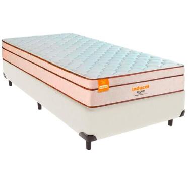 Imagem de Cama Box Solteirão e Colchão Pequim Molas Ultralastic Inducol Palha
