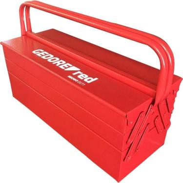 Imagem de Caixa Metálica Sanfonada Ferramentas 5 Gavetas 50 Cm X 33 Cm X 19,5 Cm 25 Kgf R20600173 Gedore Red Ostenvonder