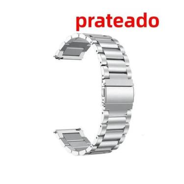 Imagem de Pulseira De Aço Inoxidável De 22mm 20mm Para Amazfit GTR Stratos GTS 4
