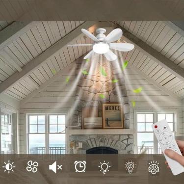 Imagem de Ventilador de Teto com LED Silencioso - Atena