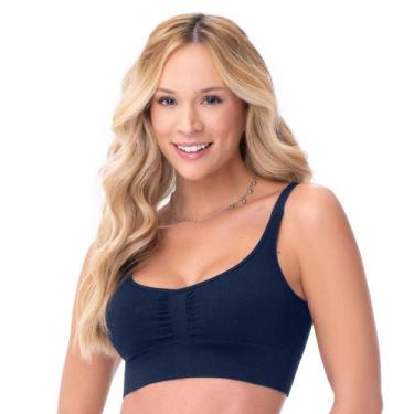 Imagem de Sutiã Comfort Anatômico Alças Reguláveis Bojo Removível sem Costura Na