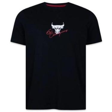 Imagem de CAMISETA MASCULINA NEW ERA CHICAGO BULLS CORE PRETA-Masculino