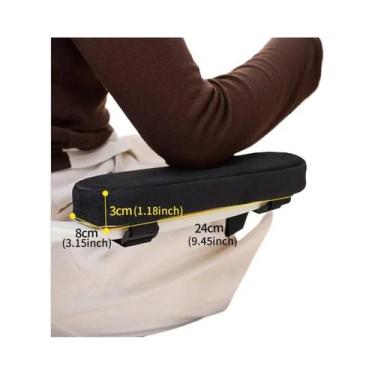 Imagem de Almofadas De Braço Em Espuma De Memória Macia E Confortável Para Cadei