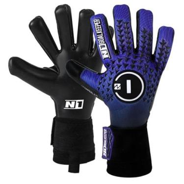 Imagem de Luva de Goleiro Profissional N1 Scorpius 2.0 - N1 Goalkeeper, Violeta,
