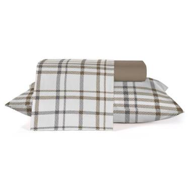 Imagem de Jogo Cama Casal Teka Diamante 150 Fios 100 % Algodão, Refúgio