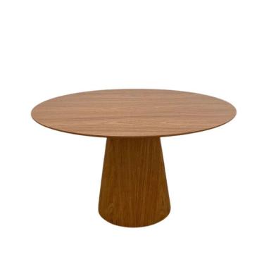 Imagem de Mesa De Jantar Cone Redonda 140 Cm Tampo Personal Art Design Cinamomo