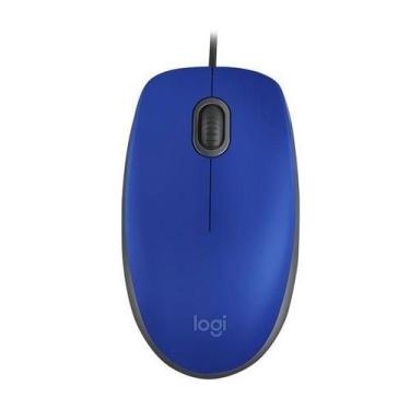 Imagem de Mouse Logitech M110 Silent Optico USB Blue
