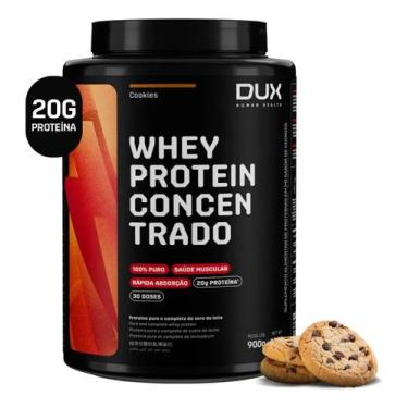 Imagem de Whey protein concentrado 900g - cookies dux nutrition - Dux Nutrition 