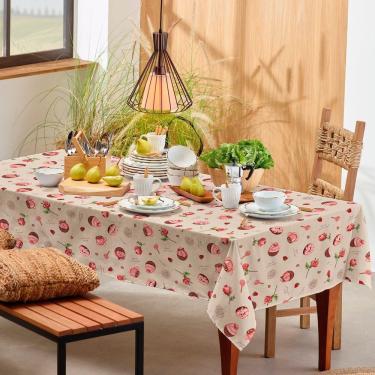 Imagem de Toalha de Mesa Mesa Basic 55% Algodão 45% Poliéster 1,40M X 2,10M 1 Peça Estampas Coloridas Teka
