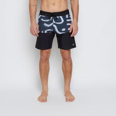 Imagem de Boardshort Quiksilver Everyday Division Lines 18 Preto-Preto-38-Masculino