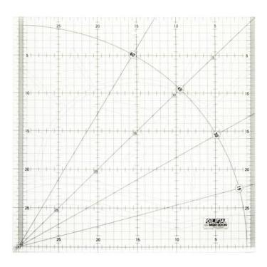 Imagem de Régua para Patchwork Olfa - 30x30cm