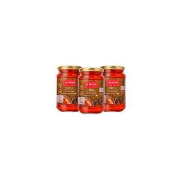 Imagem de Kit 3 de Molho Azeitonas Italiano 320G La Pastina - Pronto Para Consumo
