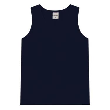 Imagem de Regata Básica Infantil Feminina Rovi Kids Azul, 6, Azul