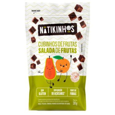 Imagem de Cubinhos de Frutas Natikinhos Sabor Salada de Frutas 30g