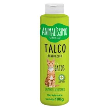 Imagem de Talco Banho a Seco para Gatos em 100g - Animalissimo