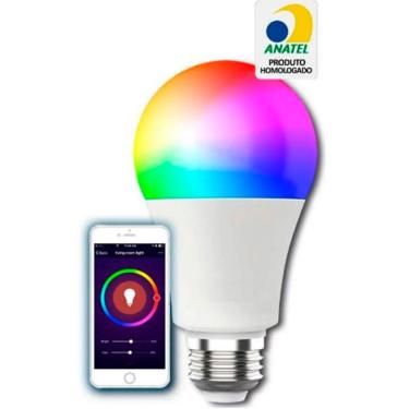 Imagem de Lâmpada Led Wifi Smart Cores rgb Bivolt EWS410 - Intelbras