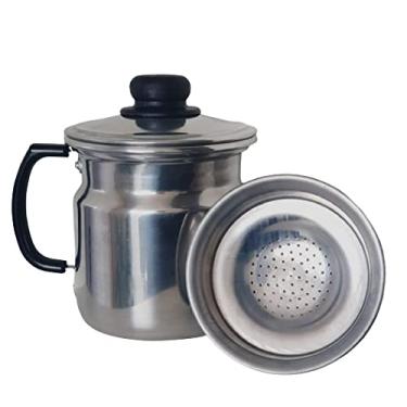 Imagem de Coador Filtro De Óleo De Cozinha 1,2l Alumínio