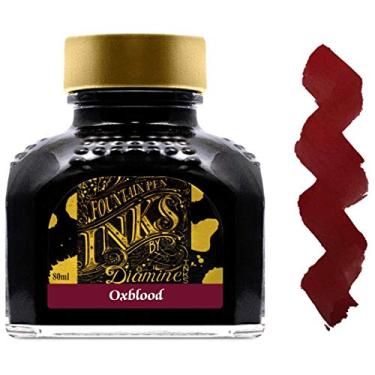 Imagem de Diamine Frasco de tinta para caneta-tinteiro de 80 ml, Oxblood